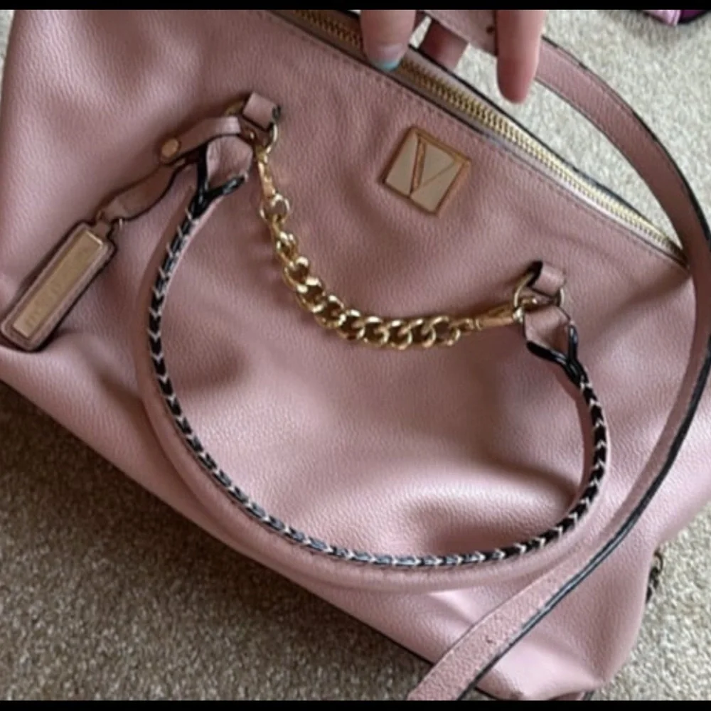 Victoria’s Secret Pink Leather Handbag - Picture 2 of 12